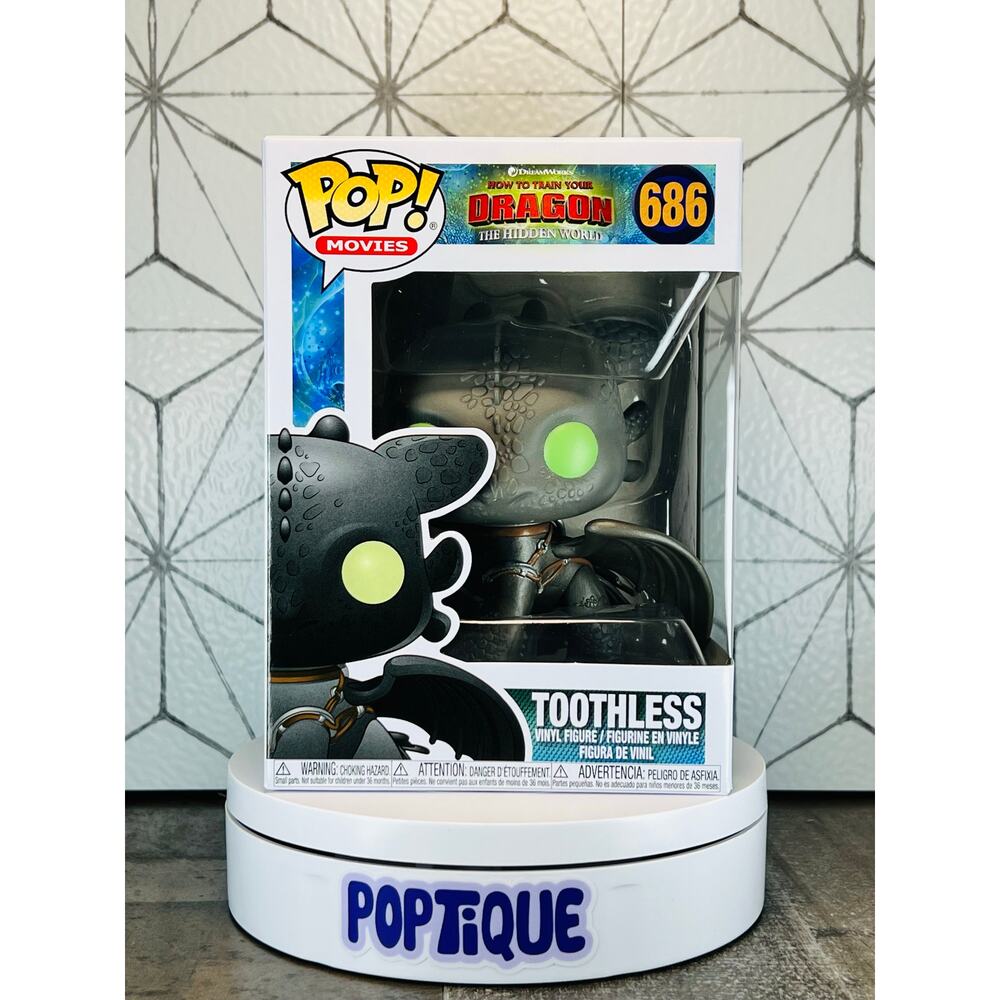 How to Train Your Dragon 3 Toothless Funko Pop! Vinyl Figure #686
